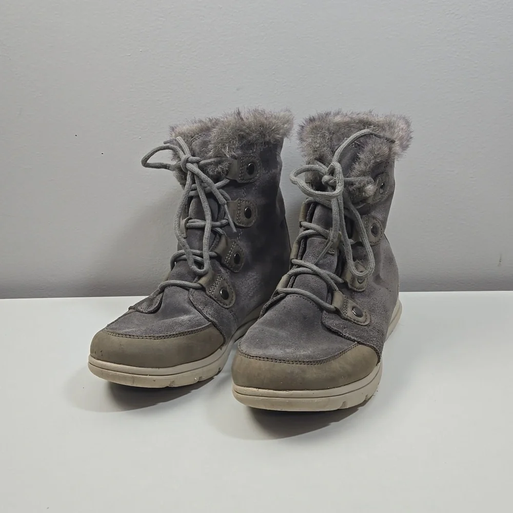 Sorel Explorer Joan Women's Gray Boot
